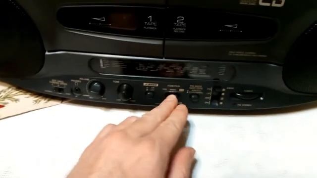 Магнитола Sharp WQ CD 220L Тест, проверка работы смотреть онлайн