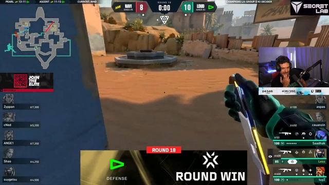 LOUD Less is Feeling the Game Against NAVI. Valorant Champions LA. Tarik Reacts смотреть онлайн