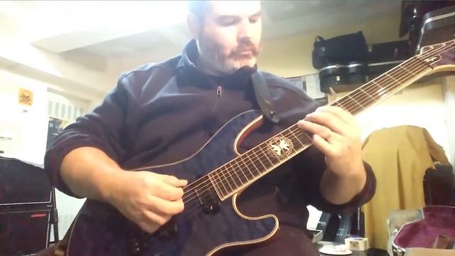 Seymour Duncan Black Winter 7 string pickups short demo смотреть онлайн