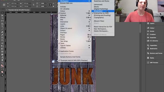 InDesign CC: Adding Sound + Easter Egg Button | Design eLearning смотреть онлайн