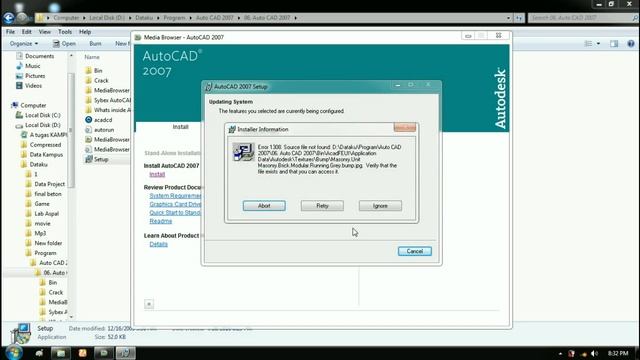 Cara Instal AutoCad 2007 смотреть онлайн