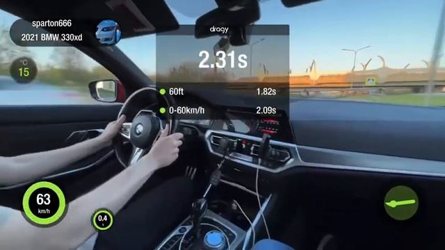Замер 0-100км/ч bmw g20, 330d xdrive чип st1 diesel boost+ chip ? коробки. смотреть онлайн