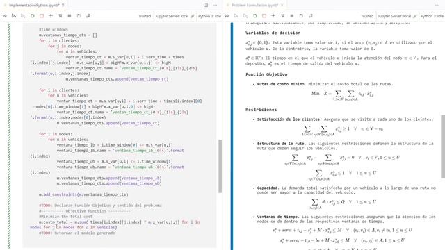 CPLEX & Python Tutorial 11 | Vehicle Routing Problem - VRPTW | FUNCIÓN OBJETIVO смотреть онлайн