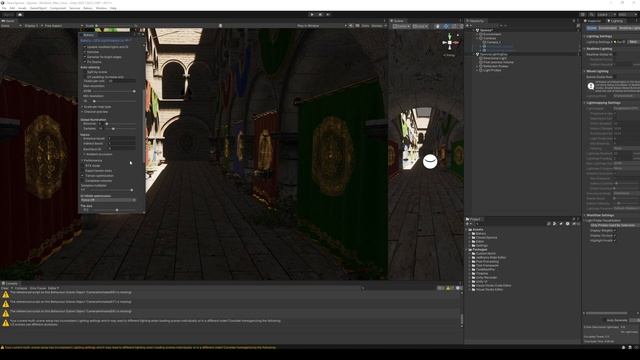 Testing "Classic Sponza" with Bakery plugin смотреть онлайн