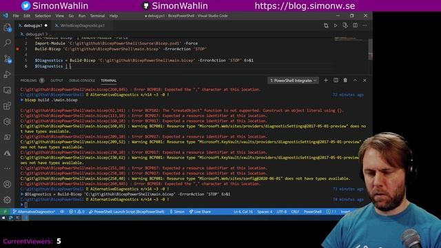 PowerShell Bicep module смотреть онлайн