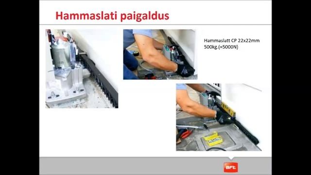 BFT DEIMOS 500 Kit paigaldus смотреть онлайн