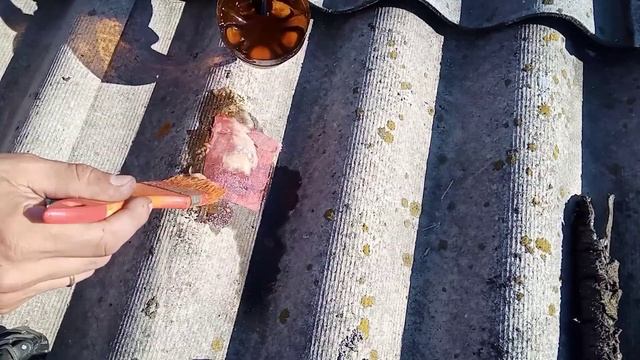 СЕКРЕТНЫЙ способ заклеить дыру в старом шифире смотреть онлайн