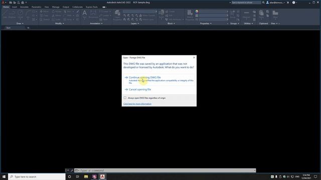 Opening AutoCAD 2022 for the first time and what is new. смотреть онлайн