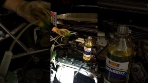 Раскоксовка Сольвентом и промывка двигателя