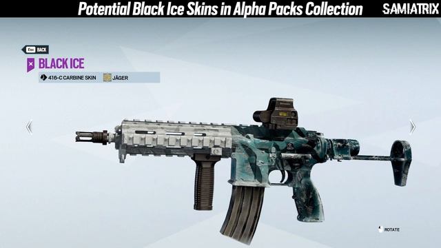 BLACK ICE SKINS Coming In Y9S1 ALPHA PACKS COLLECTION - Rainbow Six Siege смотреть онлайн