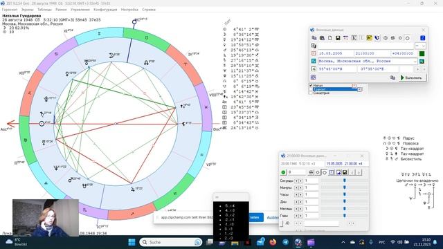 Наталья Гундарева. Часть 2. #астрология #натальнаякарта