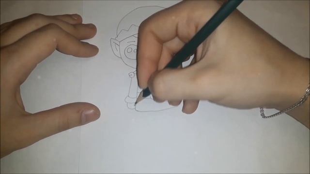 Рисуем Кавайного Рождественского Эльфа вместе! Как нарисовать Эльфа? смотреть онлайн