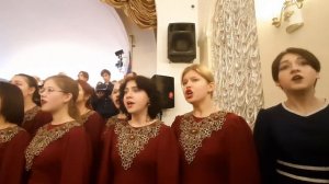 "О, Родина, счастливый и неисходный час" Г.Свиридов. Сводный хор МПУ СПб.
