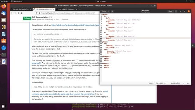 Multitouch Touchpad Gestures in Linux with Fusuma смотреть онлайн