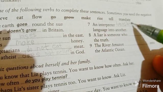 Solving simple Present exercises in bangla, Intermediate English Grammar by Raymond Murphy смотреть онлайн