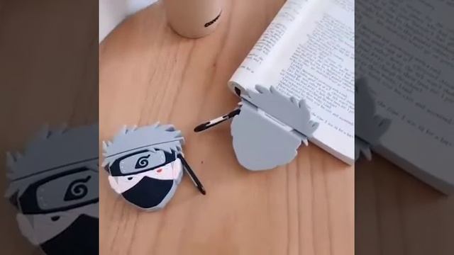 Чехол защитный для Airpods с 3D рисунком Наруто, аксессуары для беспроводных Bluetooth наушников. смотреть онлайн