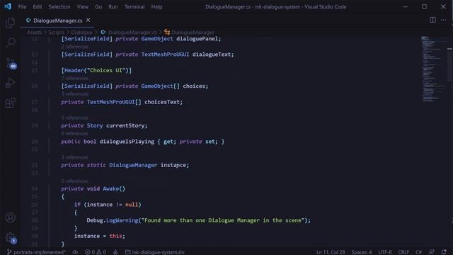 Unity2D Dialogue System - Names, Portraits, and Layouts using Ink Tags | Unity + Ink tutorial смотреть онлайн