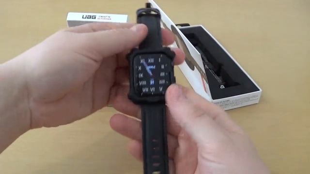 Urban Armor Gear (UAG) Apple Watch 44mm/42mm Leather Band Unboxing and Review смотреть онлайн