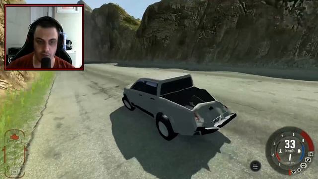 ACELERANDO NO MAXIMO NA DESCIDA COM O NISSAN GT R,INCRIVEL! BEAMNG DRIVE смотреть онлайн