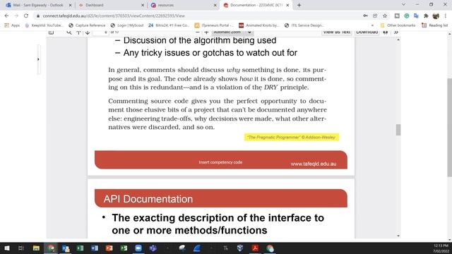 Python Programming - ICTPRG405 Session 6: Documentation смотреть онлайн