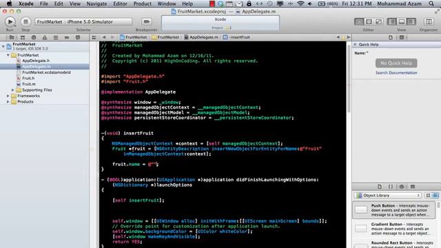 Learning iOS Development Part 17 Introduction to Core Data смотреть онлайн