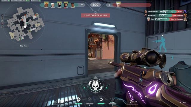 Coolest, handsomest, buffest VALORANT player gets a sick no-scope to clutch an "unwinnable" game смотреть онлайн