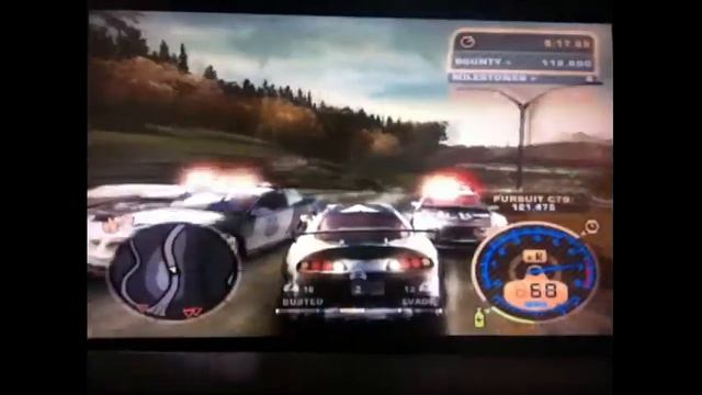 Need For Speed Most Wanted Toyota Supra Police Chase смотреть онлайн