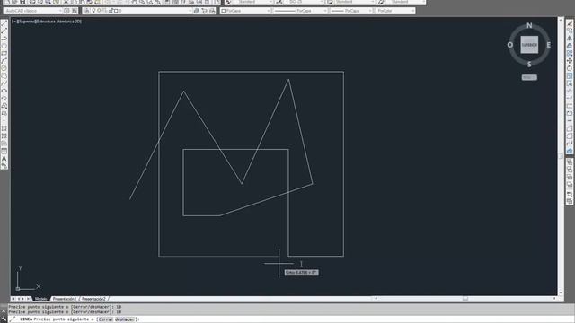 0105 - Curso Autocad - Límites y ayudas al dibujo (orto, rejila Forzc) смотреть онлайн