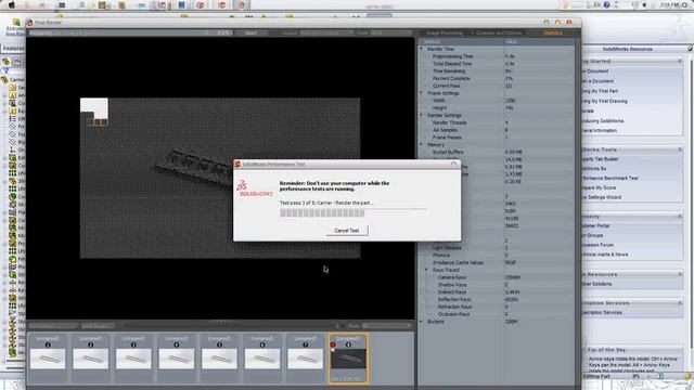 SolidWorks 2013 Benchmark using A6 3670K смотреть онлайн