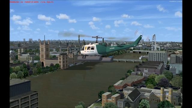 Prepare3D V3.2. Short Heli ride over London X. смотреть онлайн