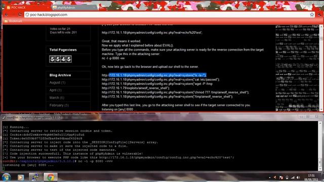 phpMyAdmin Prior to 3.3.10.2 and 3.4.3.1 Multiple Remote Vulnerabilities смотреть онлайн