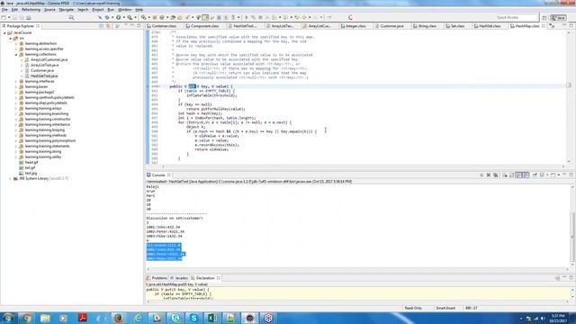 Java for mainframe batch 16th and 17th session Collection framework Set hashset treeset co смотреть онлайн