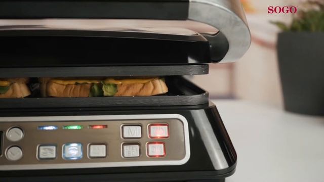 SOGO SAN-SS-7141 | SANDWICHERA PRESS GRILL DIGITAL | DIGITAL SANDWICH MAKER GRILL 2200W смотреть онлайн
