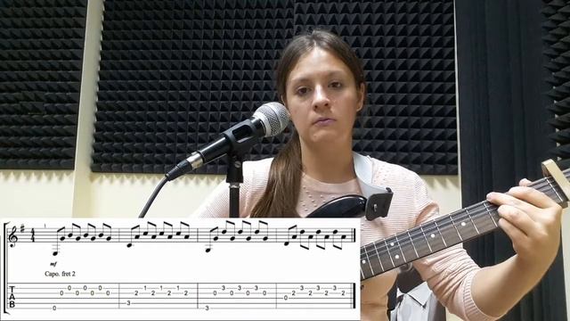 Guitar cover and lesson for slow version of Linkin Park - Numb смотреть онлайн