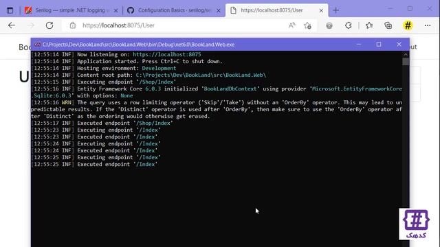تنظیم Serilog از طریق Appsettings.json смотреть онлайн
