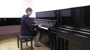 И. С. Бах "Двухголосная инвенция фа минор" в ред. Ф.Бузони. Исп. Новикова Мария 12 лет.