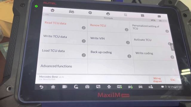 Mercedes TCU Transmission Control Unit Swap, Renew, and Programming With Autel IM608 смотреть онлайн