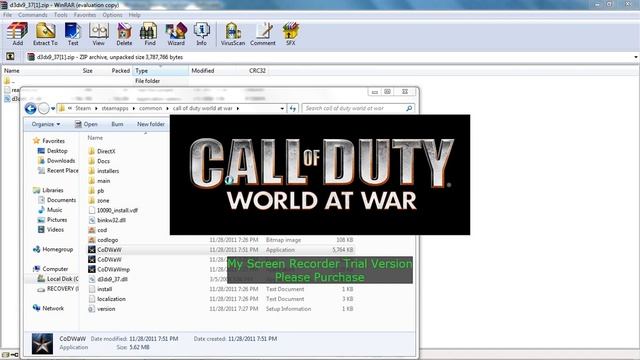 How to fix Call of duty world at war steam wont load up смотреть онлайн
