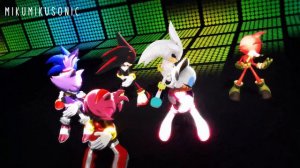 [MMD] Amy, Blaze, Rouge, Sonic, Shadow, Silver & Gadget - Follow The Leader