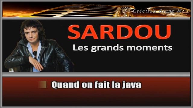 Karaoké Michel Sardou La java de Broadway live 2018 смотреть онлайн