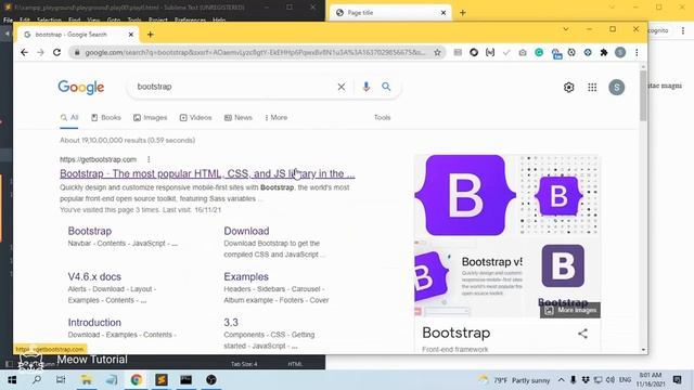 Bootstrap 5: Adding Bootstrap 5 CSS to your html file (2021) смотреть онлайн