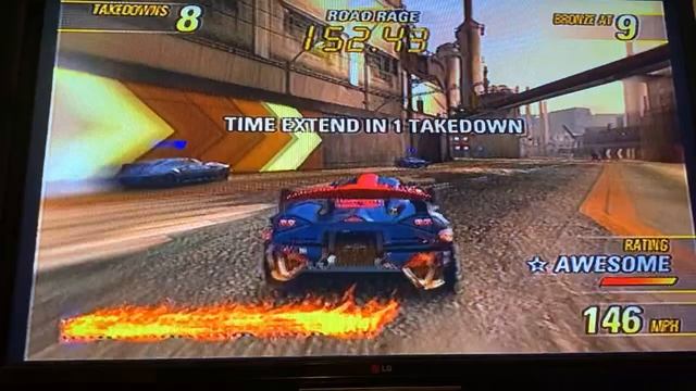 Burnout Revenge, Revenge Racer, Road Rage, Motor City, Long Forward, Very Dangerous. смотреть онлайн
