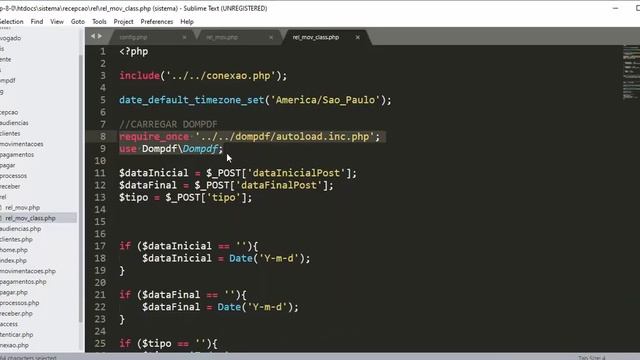 Implementações Advocacia PHP 8 - Aula 05 - Configurando dompdf смотреть онлайн