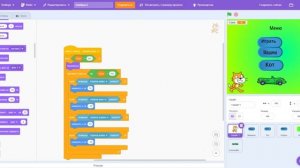 Делаем игровое меню на Скретч