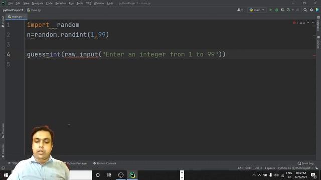 Guessing Game in Python смотреть онлайн
