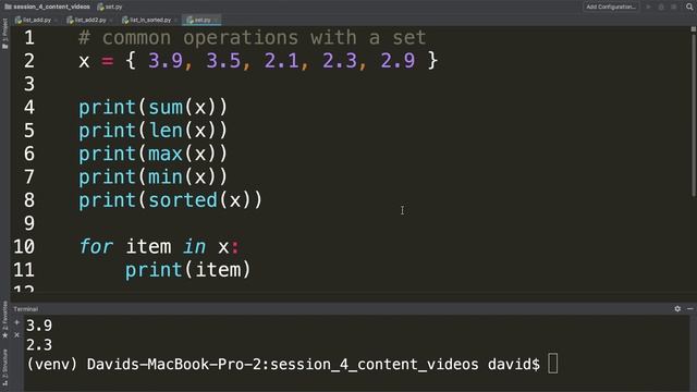 07 set summary functions смотреть онлайн
