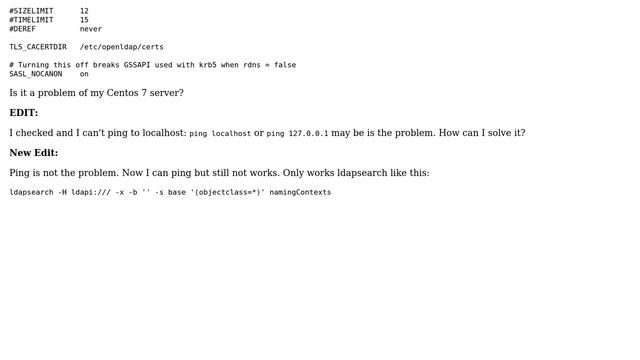 DevOps & SysAdmins: ldapsearch result: Can't contact LDAP server (-1) (2 Solutions!!) смотреть онлайн