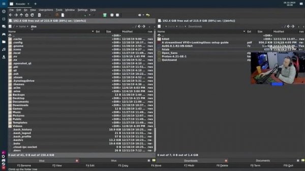 The Krusader File Manager