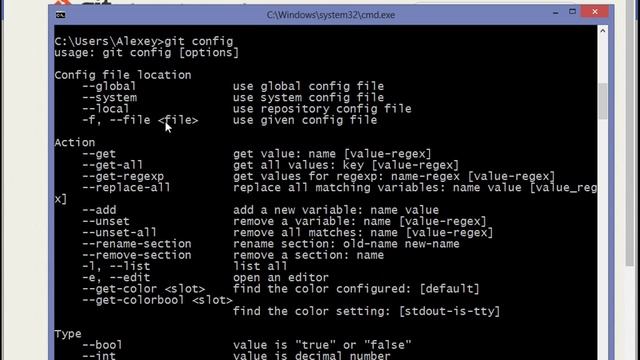 1 GIT установка и настройка смотреть онлайн