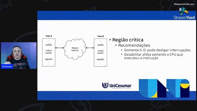Aula ao vivo 04: SISTEMAS OPERACIONAIS em Engenharia de Software - 01/11 - 20h00 - 20h50 смотреть онлайн